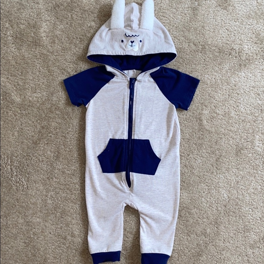 Cat and Jack ™ Llama Hooded Romper